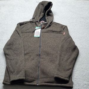 Gray Textured Knit Sweater